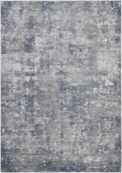 Nourison Home Nourison Rustic Textures RUS05 5'3" x Round Grey Modern Indoor Rug - 3'11" x 5'11"