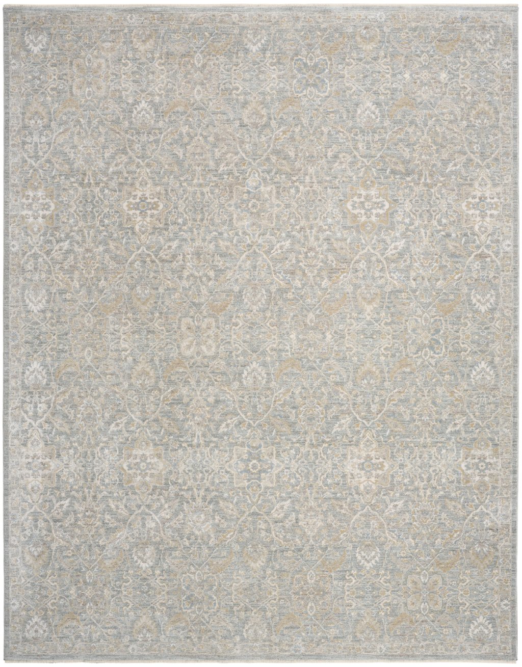 Nourison Home Nourison Envy EVV04 5'3" x 7'10" Blue Silver Vintage Indoor Rug