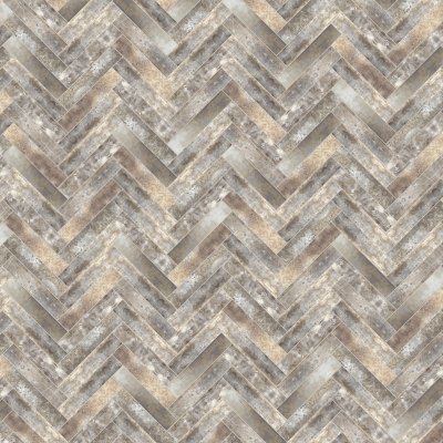 Qualis Ceramica Brix 2X10W Mud - Herringbone