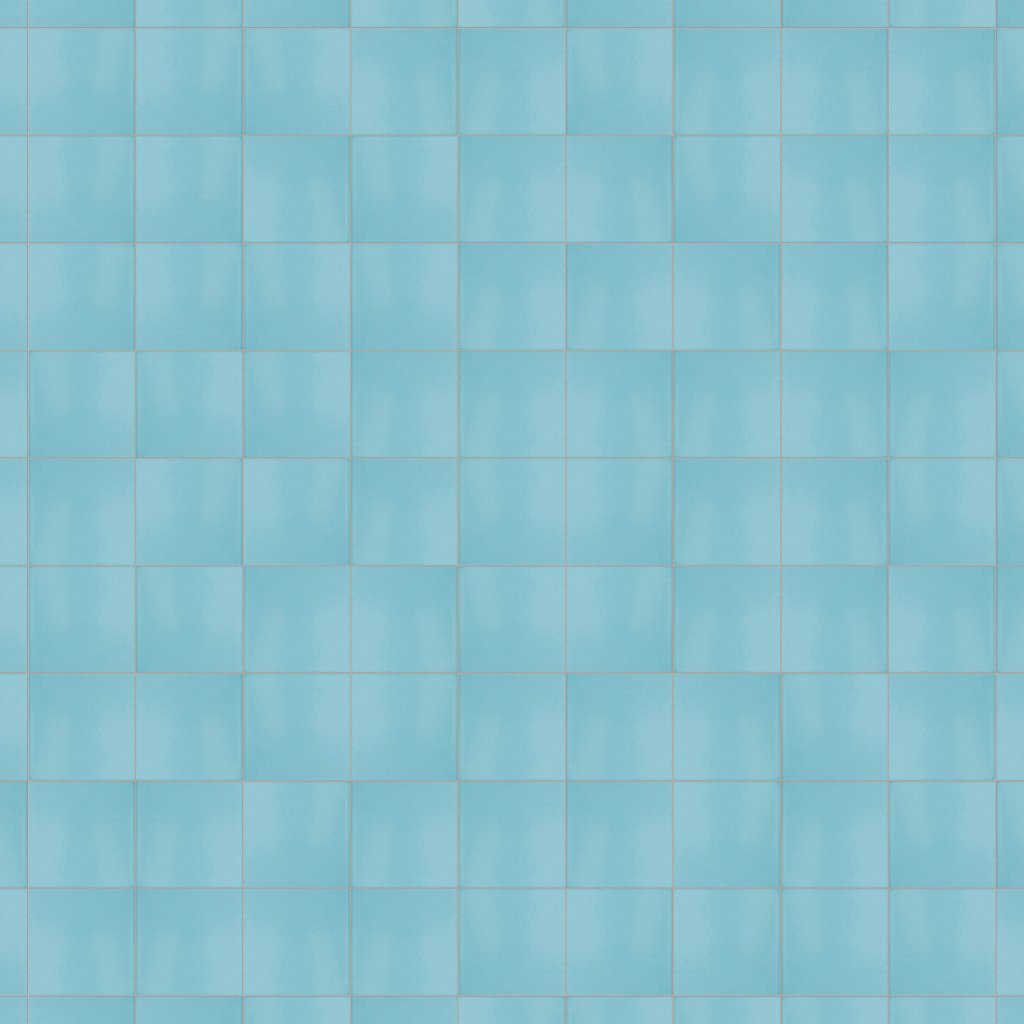 Marble Systems Ocean Glossy Ceramic Tile 6x6 - Ocean