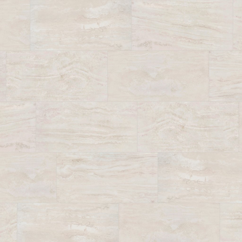 Qualis Ceramica Nevada Matt 12x24"Bianco Navona