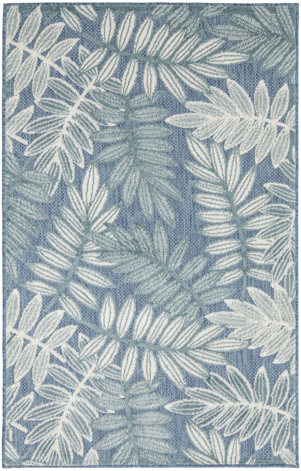 Nourison Home Nourison Aloha ALH18 2'8" x 4' Blue Modern Rug
