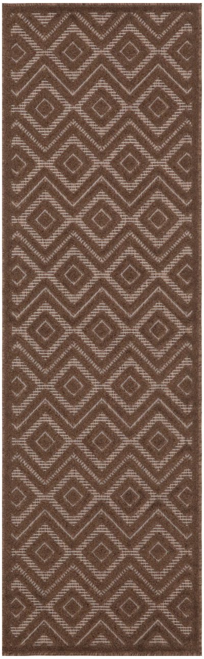 Nourison Home Nourison Versatile NRV01 6' x 9' Brown Modern Rug - 2'2" x 7'6