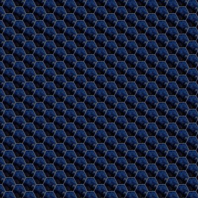 Marble Systems Night Sky Glossy Hexagon Ceramic Tile 4 - Night Sky - 4 x 5/8"