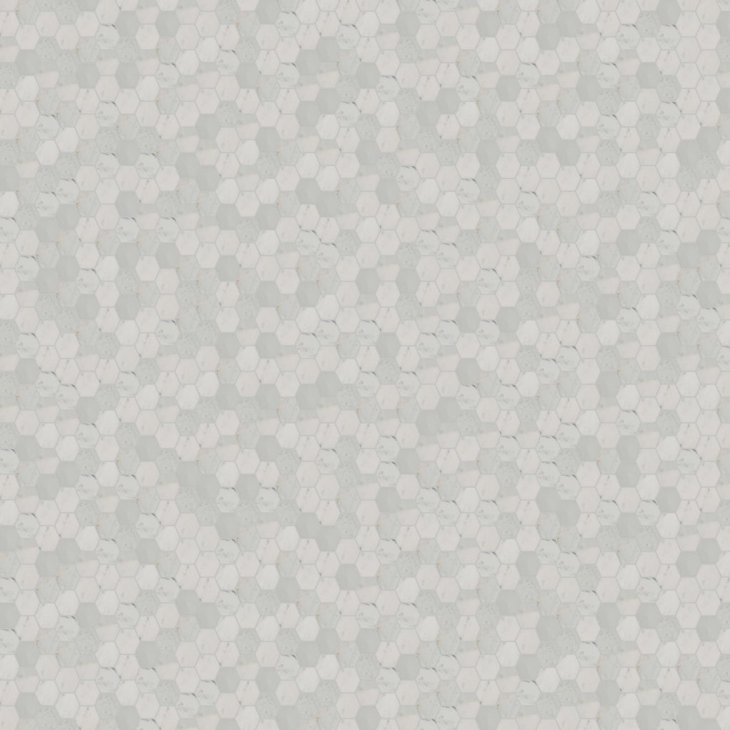 MSI Carrara Polished 2" Hexagon Mosaic Tile - White