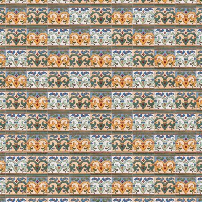 Marble Systems 102 Glazed Crest Ceramic Tile 6x6 - 102 - 6" x 6" x 3/8"