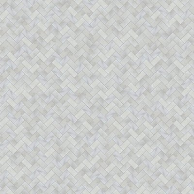 Marble Systems Avalon Polished Herringbone 1x2 Marble Mosaic 11x11 - Avalon - 11" x 11" x 3/8"