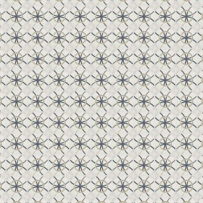 Marble Systems Thassos, Calacatta, Pura, Stainless Stee Honed Caymus Waterjet Marble Mosaic 6x6 - Thassos, Calacatta, Pura, Stainless Stee - 6" x 6" x 3/8"