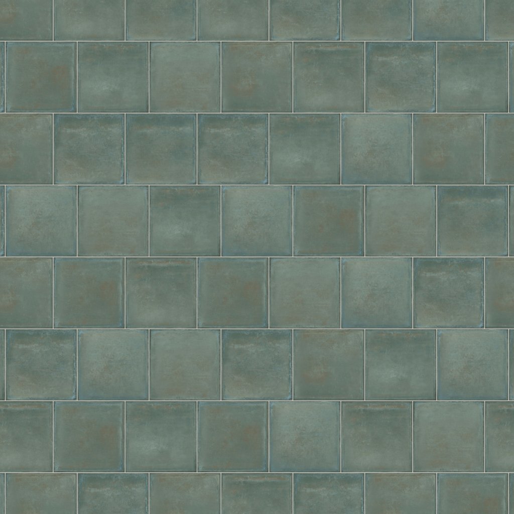 Qualis Ceramica Charleston Kiawah Green 8X8F