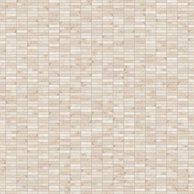 Marble Systems Diana Royal Honed 5/8x3 Marble Mosaic 12x12 - Diana Royal - 12" x 12" x 3/8"