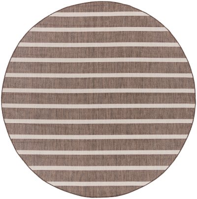 Nourison Home Nourison Positano POS03 7' x 10' Natural Ivory Modern Rug - 8' Round