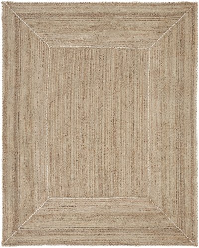 Nourison Home Nourison Terrazzo Jute TRJ01 8' x 10' Natural Grey Farmhouse Indoor Rug - 8' x 10'