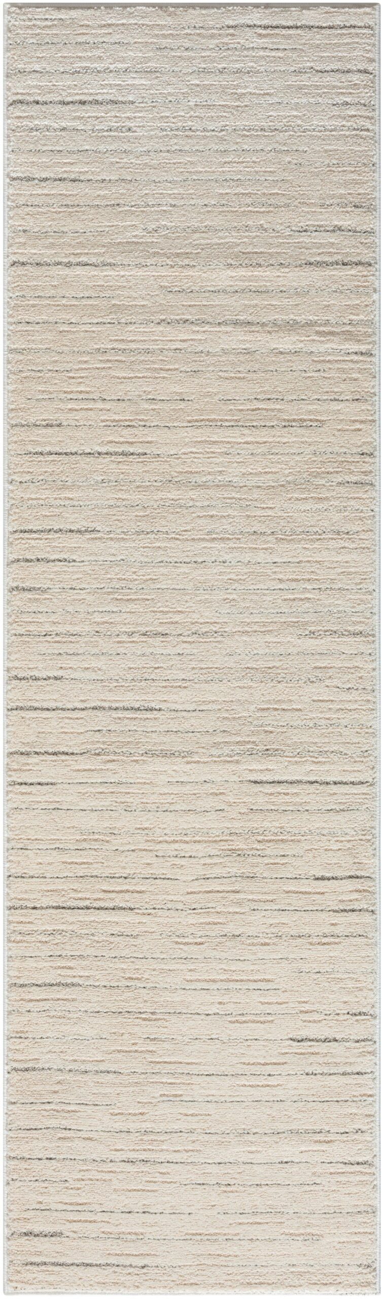 Nourison Home Nourison Santa Cruz SCZ01 2'2" x 7'6" Ivory Grey Modern Indoor Rug