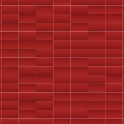 Marble Systems Red Glossy Ceramic Tile 4x8 - Red - 4" x 8" x 9/32"