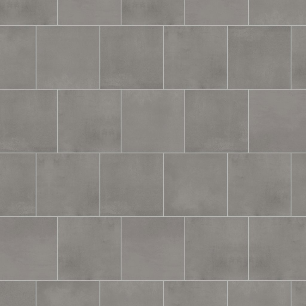 American Olean Color Story Floor - Matte Storm Gray, Square, 12X12, Matte (0017) - Matte Storm Gray