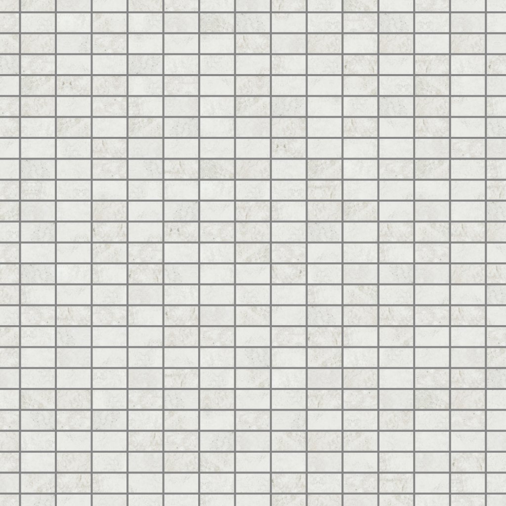 Emser Tile CULVER MATTE STACKED MOSAIC -POR - White
