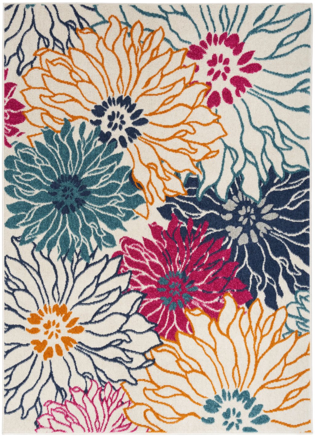 Nourison Home Nourison Passion PSN17 8' x 10' Ivory Multicolor Contemporary Indoor Rug