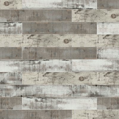 Qualis Ceramica Muskoka 6x36 Smoke - Alternating 1/3