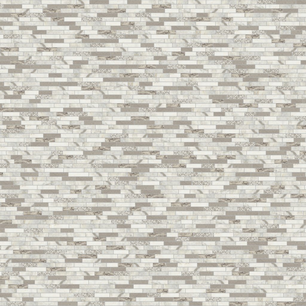 American Olean Predella - Reverent Taupe Blend, Random Linear, Straight Edge, Mix (DE53) - Reverent Taupe Blend