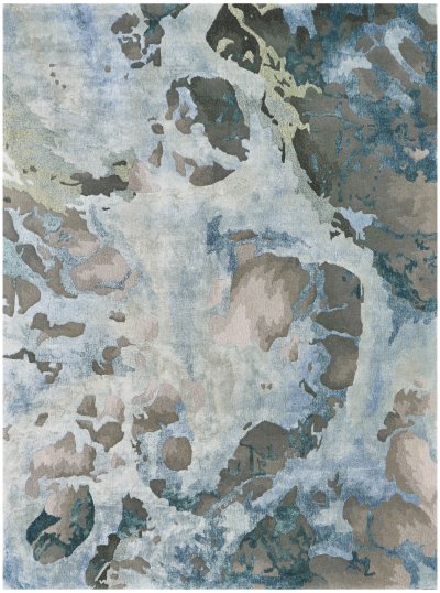Nourison Home Nourison Prismatic PRS14 9'9" x 13'9" Grey Slate Modern Indoor Rug - 5'6" x 7'5"