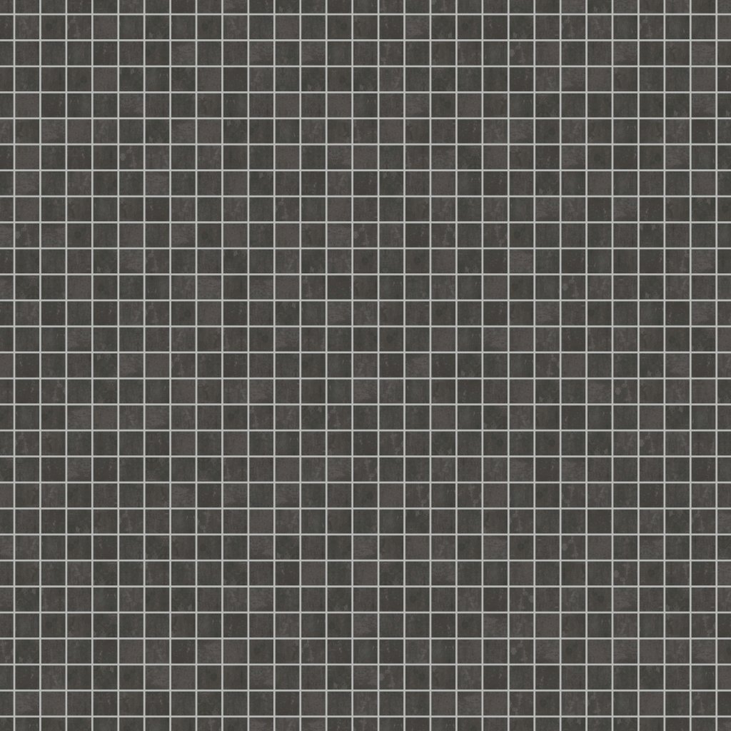 American Olean Theoretical Evolved - Abstract Black, Straight Joint, 2X2, Stepwise, Matte (TE99) - Abstract Black