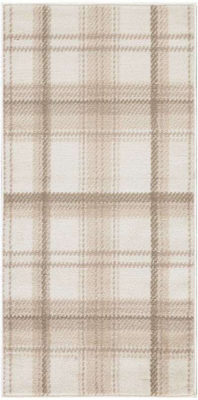 Nourison Home Nourison Grafix GRF03 2' x 6' Ivory Beige Farmhouse Indoor Rug - 2' x 4'