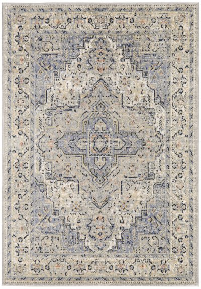 Nourison Home Nourison Nourison Essentials Persian NRE07 4' x 6' Blue Vintage Rug - 4' x 6'