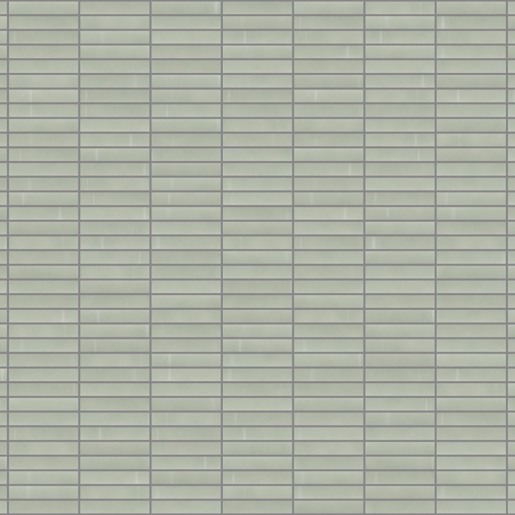 Emser Tile KAIZEN SAGE SATIN STACKED MOSAIC -POR - Green