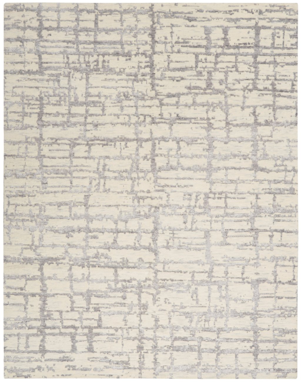 Nourison Home Nourison Luna LUN02 9'9" x 13'9" Ivory Grey Modern Indoor Rug