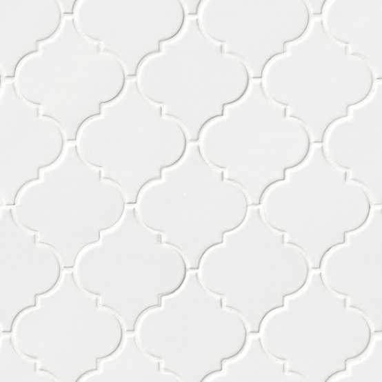 MSI Whisper White Arabesque Tile - White®