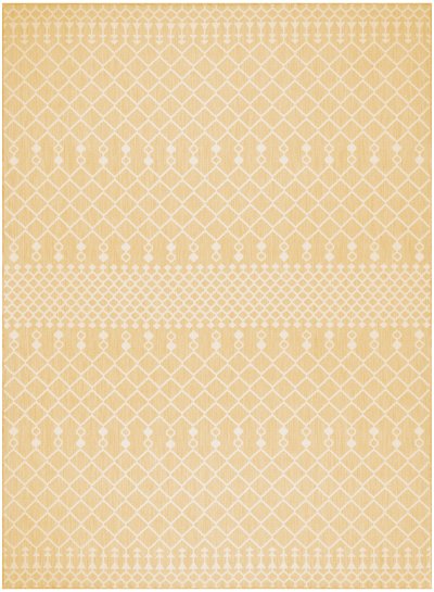 Nourison Home Nourison Positano POS02 7' x 10' Yellow Modern Rug - 9' x 12'
