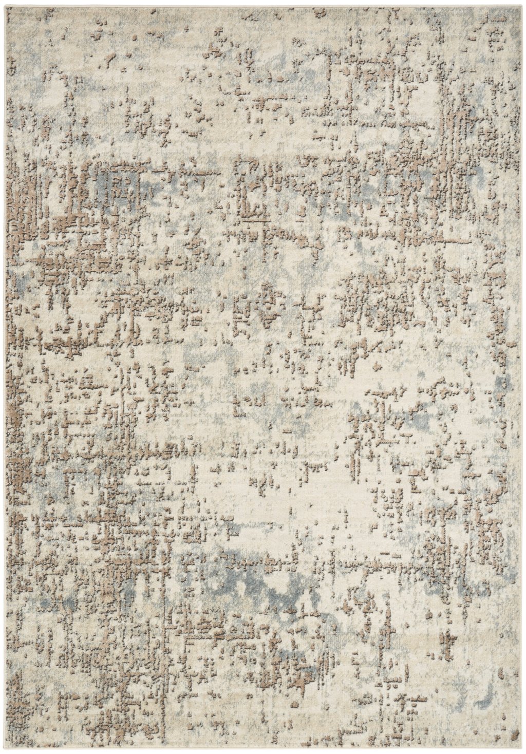 Nourison Home Nourison Concerto CNC17 3'9" x 5'9" Ivory Beige Modern Indoor Rug