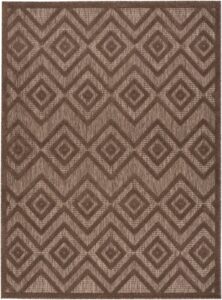 Nourison Versatile NRV01 6' x 9' Brown Modern Rug -