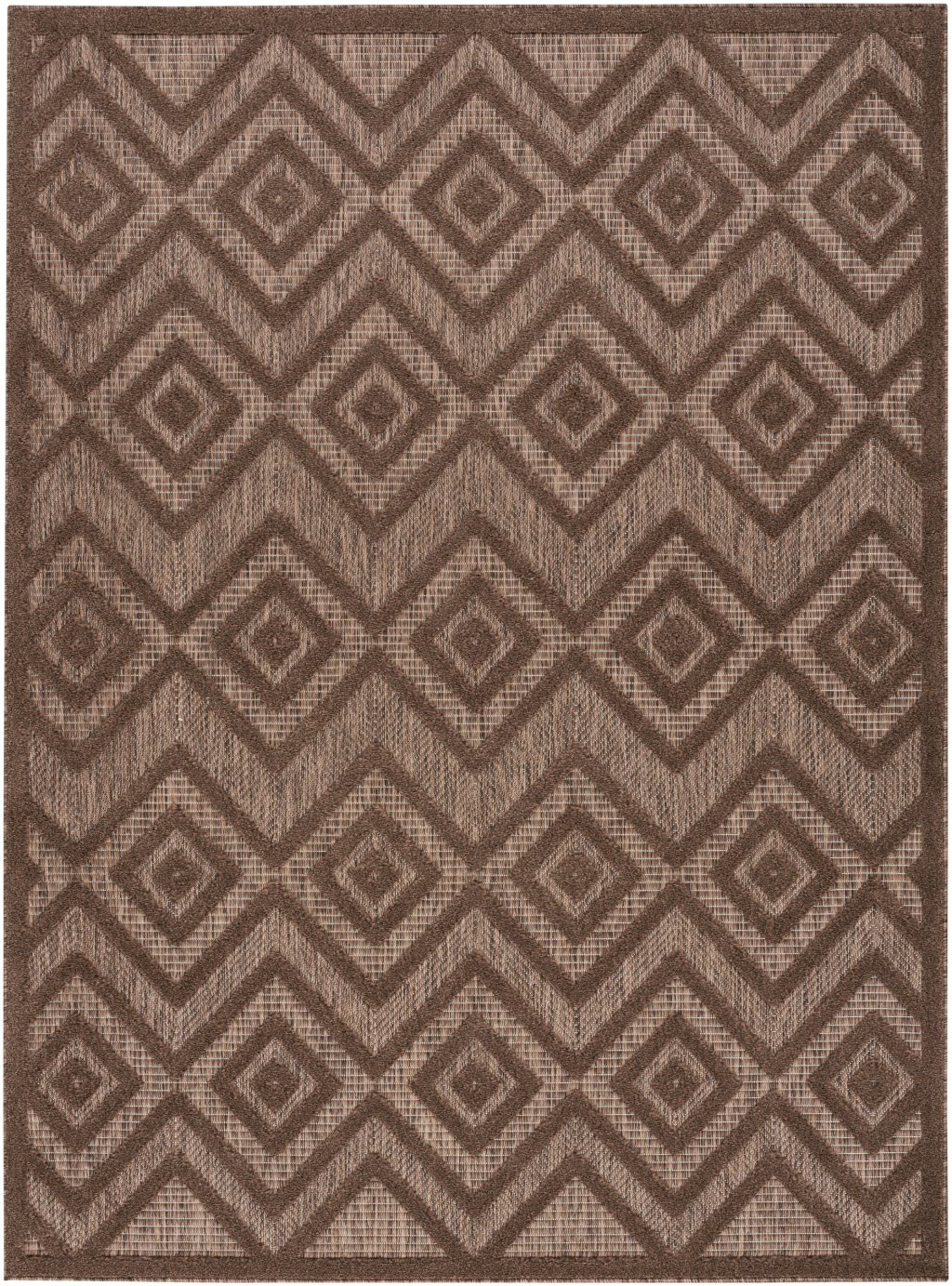 Nourison Home Nourison Versatile NRV01 6' x 9' Brown Modern Rug