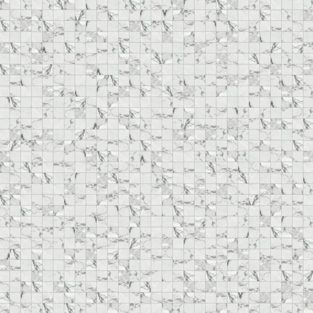 Daltile Marble Attaché Lavish Pearl Arabesque, Straight Joint, 2X2, Matte - Pearl Arabesque