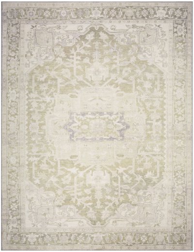 Nourison Home Nourison Vintage Washables VWS08 9' x 12' Green Vintage Indoor Rug - 7'10" x 9'10"