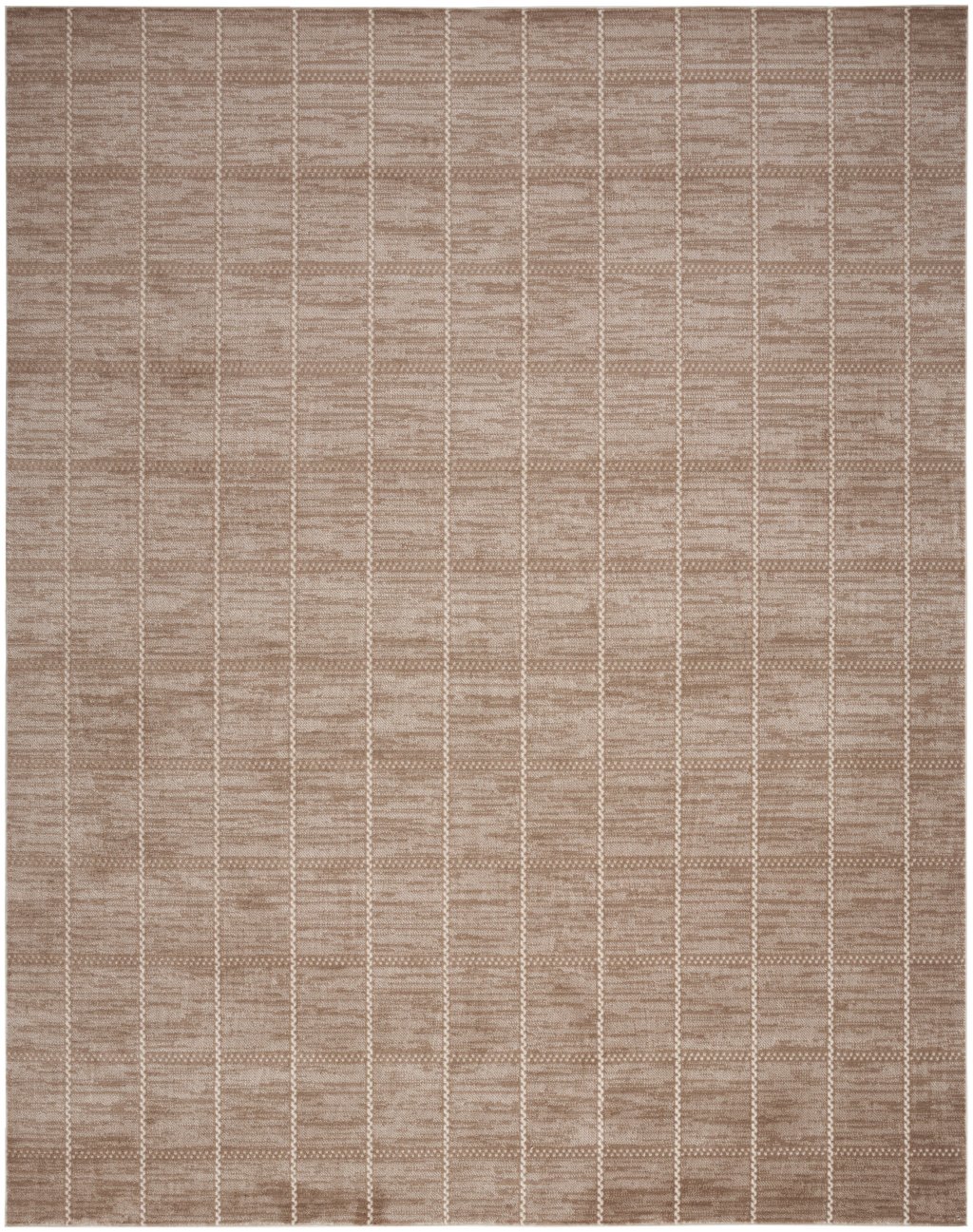 Nourison Home Nourison Serenity Home SRH05 5'3" x 7'3" Mocha Ivory Modern Indoor Rug