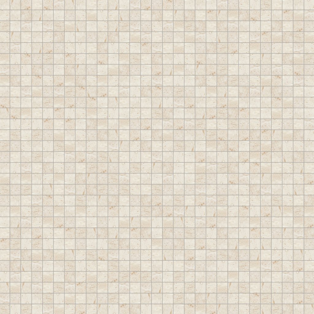 Marble Systems Desert Path Brushed 2x2 Limestone Mosaic 12x12 - Desert Path