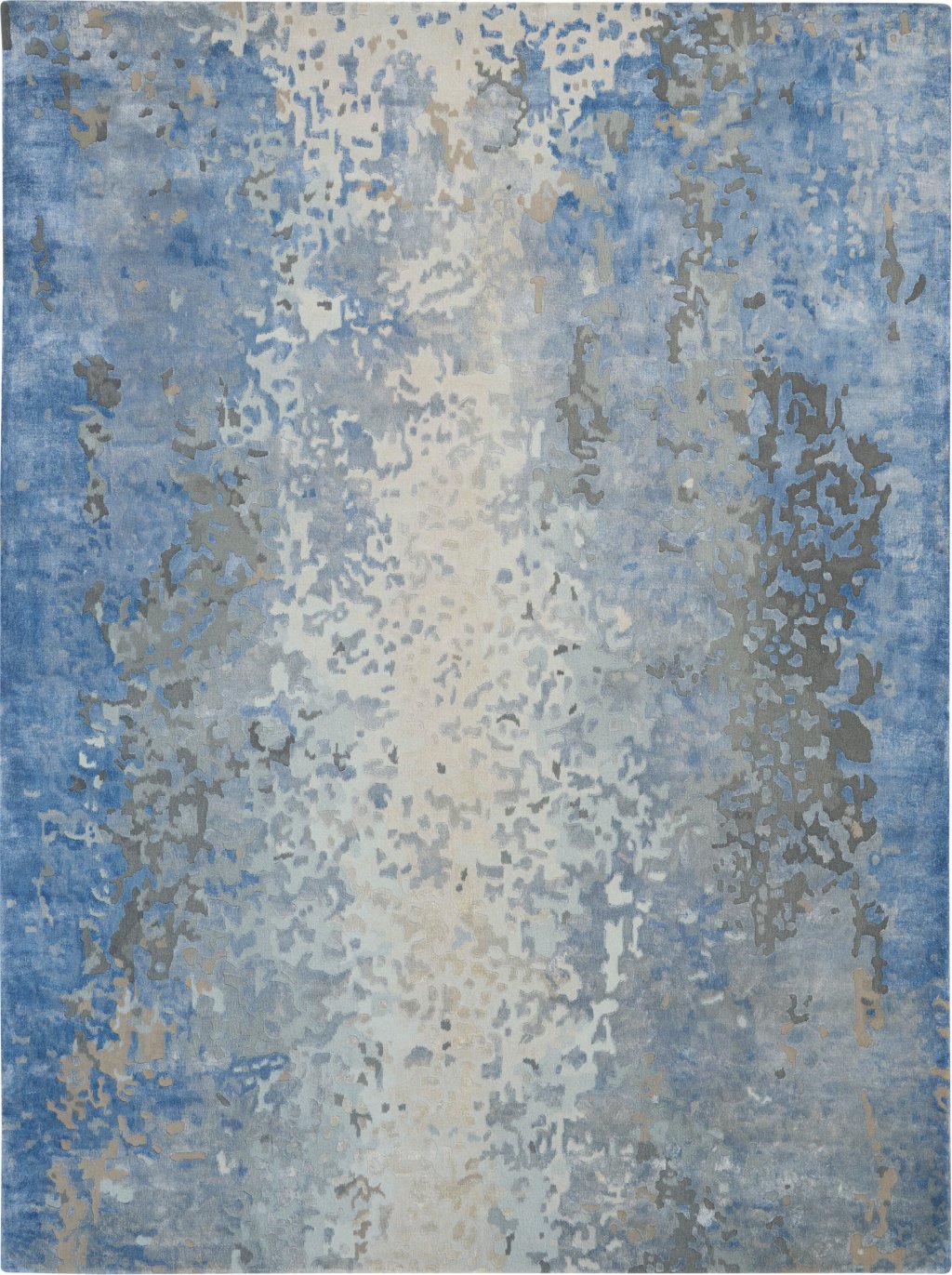 Nourison Home Nourison Prismatic PRS17 8'6" x 11'6" Denim Modern Indoor Rug