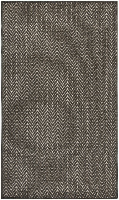 Nourison Home Nourison Horizon Indoor/Outdoor HOZ02 8' x 10' Charcoal Modern Rug - 3' x 5'