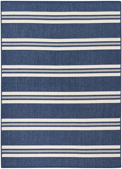 Nourison Home Nourison Horizon Indoor/Outdoor HOZ05 8' x 10' Navy Modern Rug - 4' x 6'