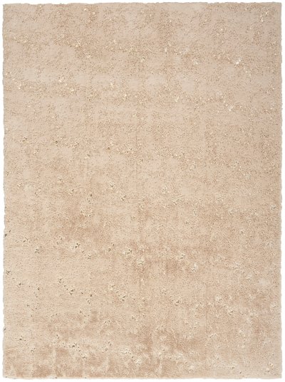 Nourison Home Nourison Cozy Shimmer CSH01 7'9" x 9'9" Beige Gold Glam Indoor Rug - 7'9" x 9'9"