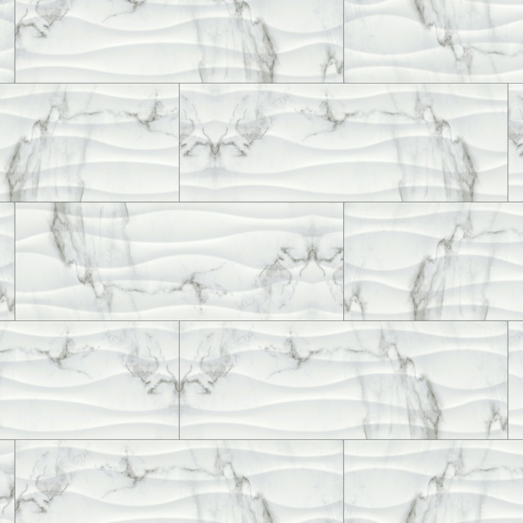Emser Tile SCULPTURE WAVE GLOSS -CER - Venato