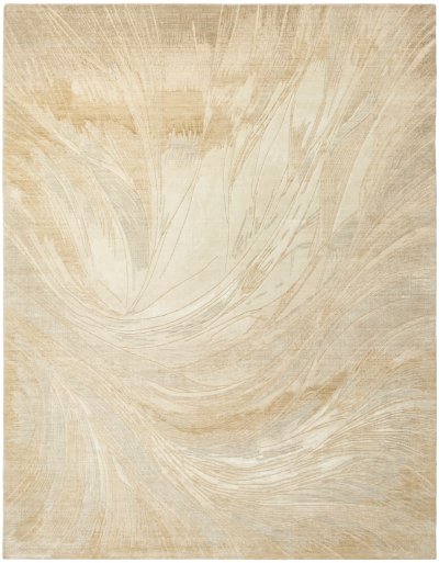 Nourison Home Nourison Brushlight BRL04 5'3" x 7'3" Beige Grey Modern Indoor Rug - 5'3" x 7'3"