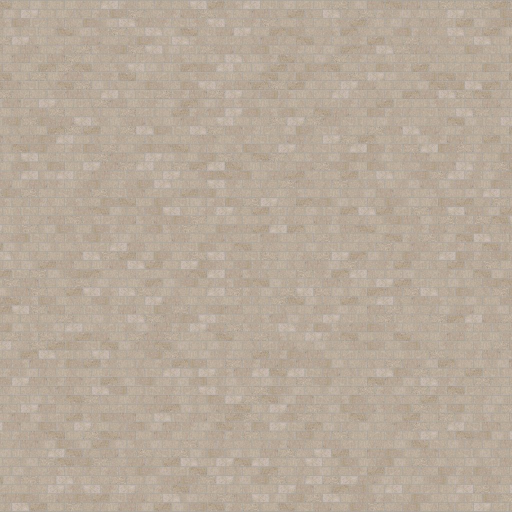 Marble Systems Atelier Sand Honed 1x2 Concrete Look Porcelain Mosaic 12x12 - Atelier Sand