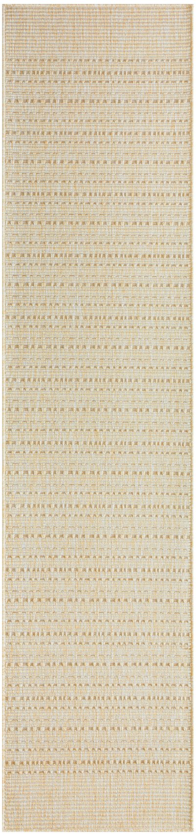 Nourison Home Nourison Tulum TLM01 5'3" x 7' Cream Outdoor Rug - 2'2" x 8'