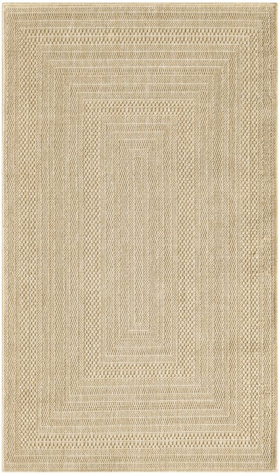 Nourison Home Nourison Tulum TLM04 8' x Round Taupe Ivory Outdoor Rug - 2' x 3'