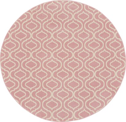 Nourison Home Nourison Jubilant JUB19 7' x 10' Pink Contemporary Indoor Rug - 8' Round