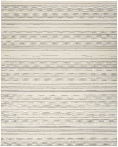 Nourison Home Nourison Grafix GRF41 2' x 4' Ivory Grey Modern Indoor Rug - 5'3" x 7'3"