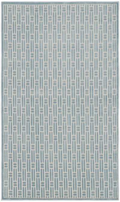 Nourison Home Nourison Washable Charm WCH02 8' x 10' Blue Ivory Modern Indoor Rug - 2' x 3'